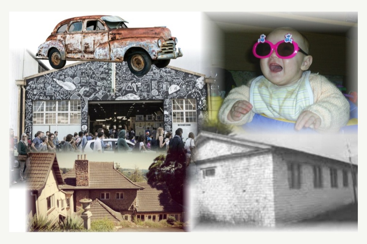Examples of printed photographs and family photos suitable for digitising