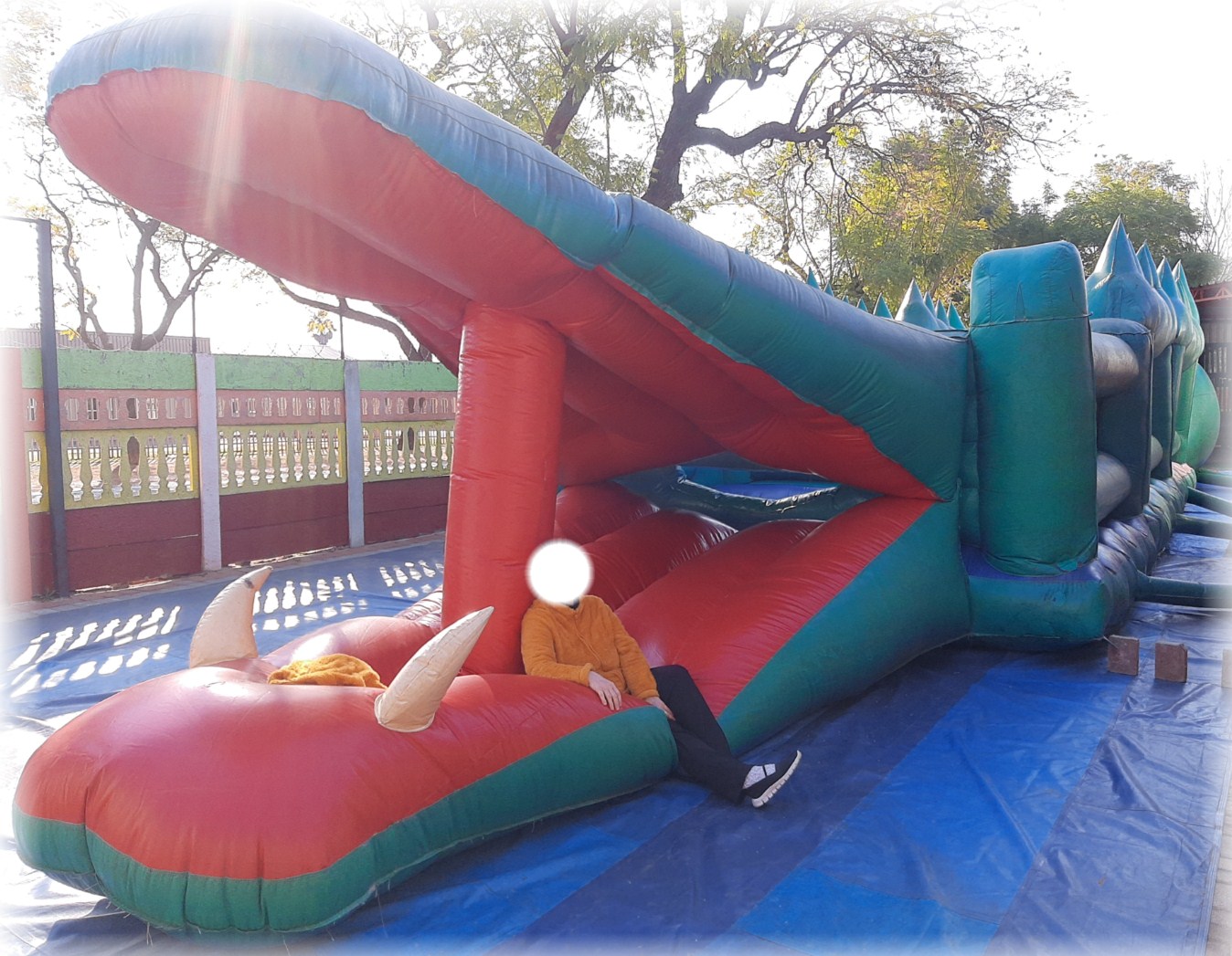 Giant Crocodile Jumping Castle